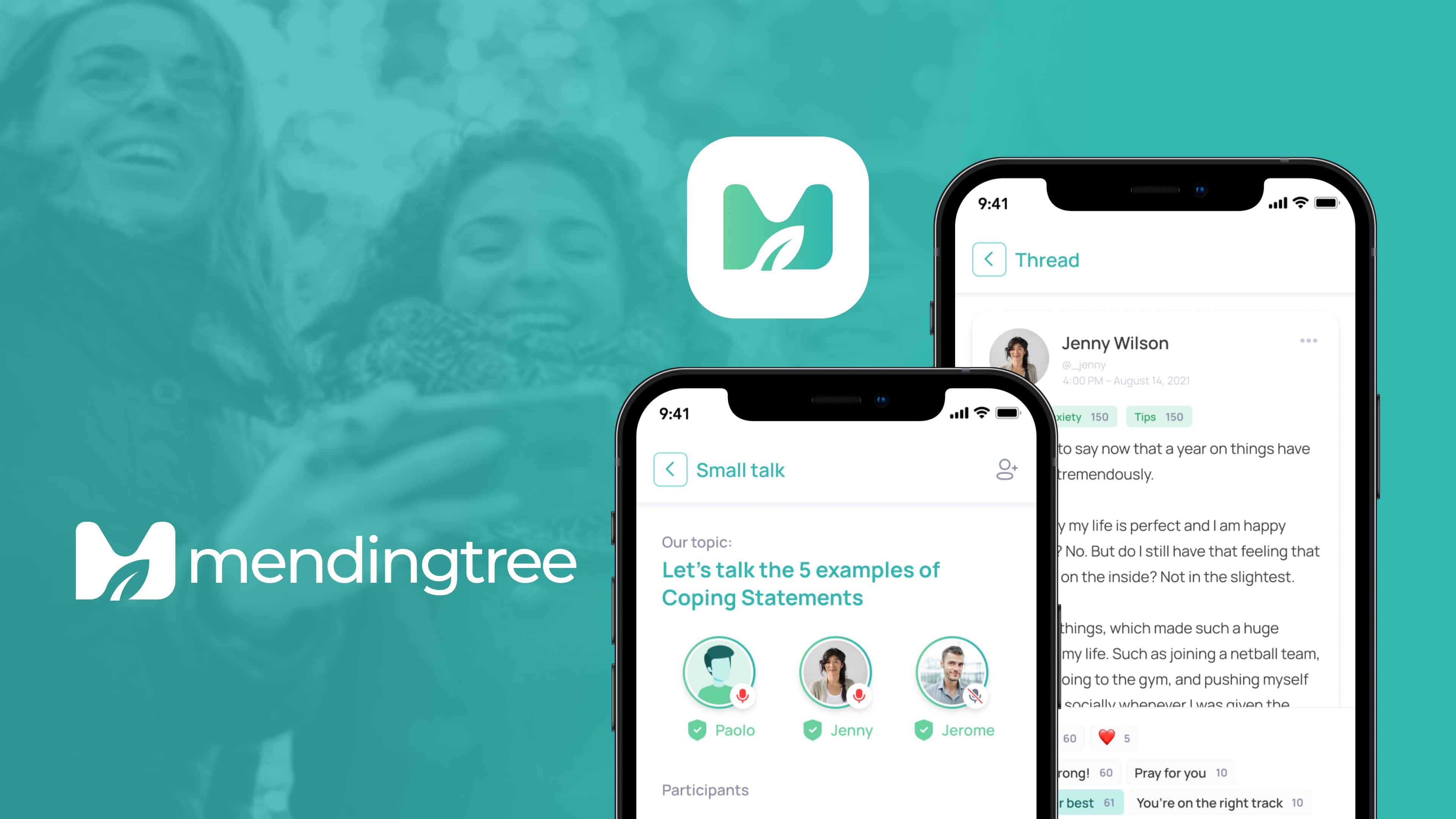 A social chat and audio app for mental health awareness (MVP)
